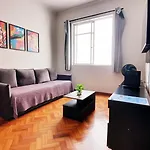Excelente Apartamento A 1Min Da Praia De Copacabana
